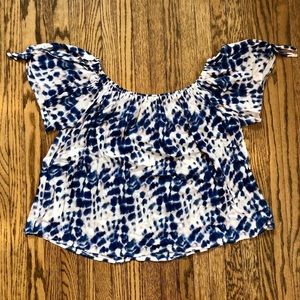 ✨3/$30✨ Forever 21 Tie-Dye Off-Shoulder Cropped Top | S​​